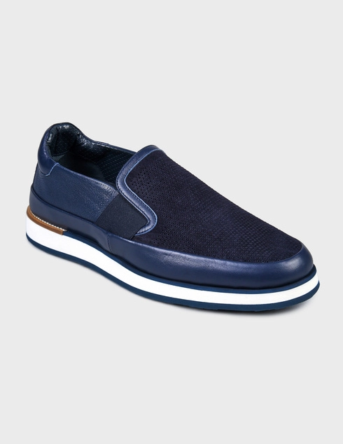 синие Слипоны Aldo Brue 8575_blue