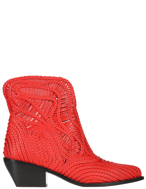 женские красные кожаные Полусапоги Le Silla 3812-040-111_red - фото-5