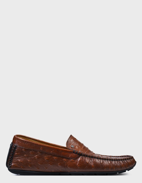 мужские коричневые кожаные Мокасины Aldo Brue 001Q_brown - фото-5