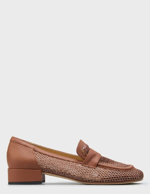 женские коричневые текстильные Лоферы Brunate 20298_brown - фото-5