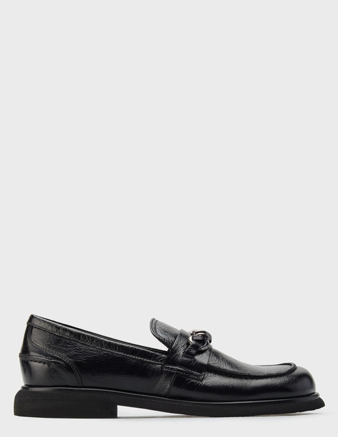 женские черные кожаные Лоферы Laura Bellariva 1020A_black - фото-5