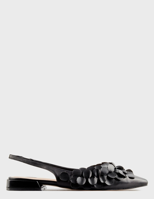 женские черные кожаные Босоножки Tosca Blu SS2519S180_black - фото-5