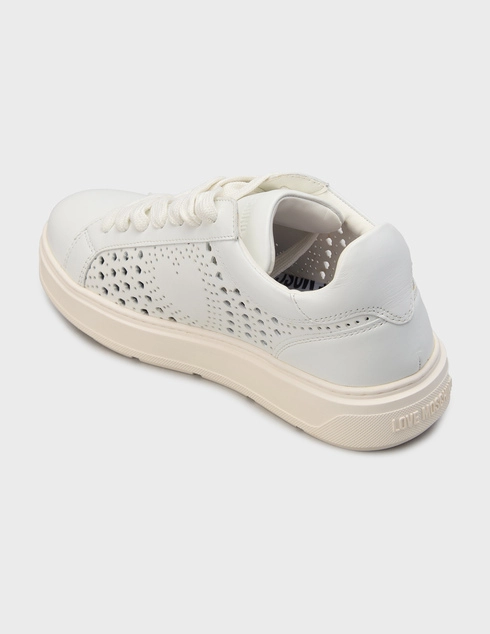 женские белые Кеды Love Moschino 15814-white - фото-2