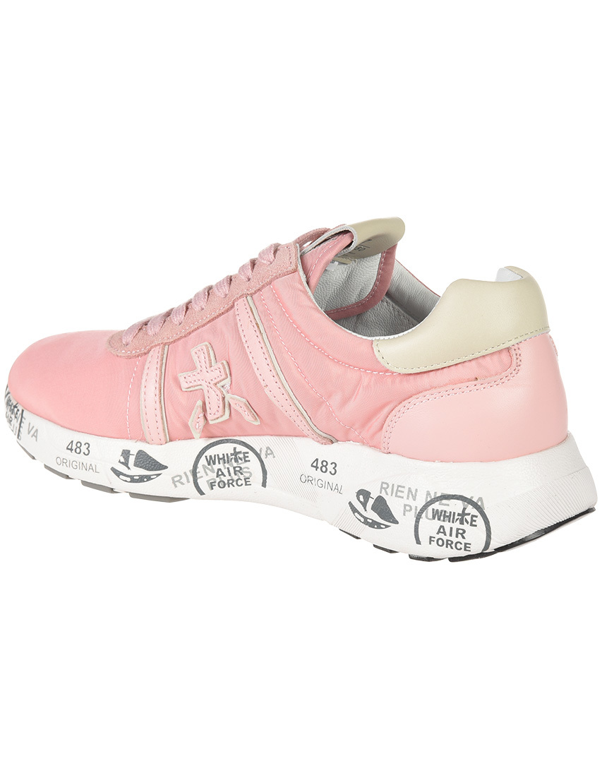женские розовые Кроссовки Premiata AGR-3050_pink - фото-2