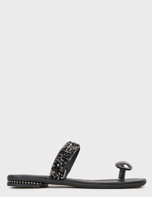 женские черные кожаные Пантолеты Sono Italiana 52337-black - фото-5