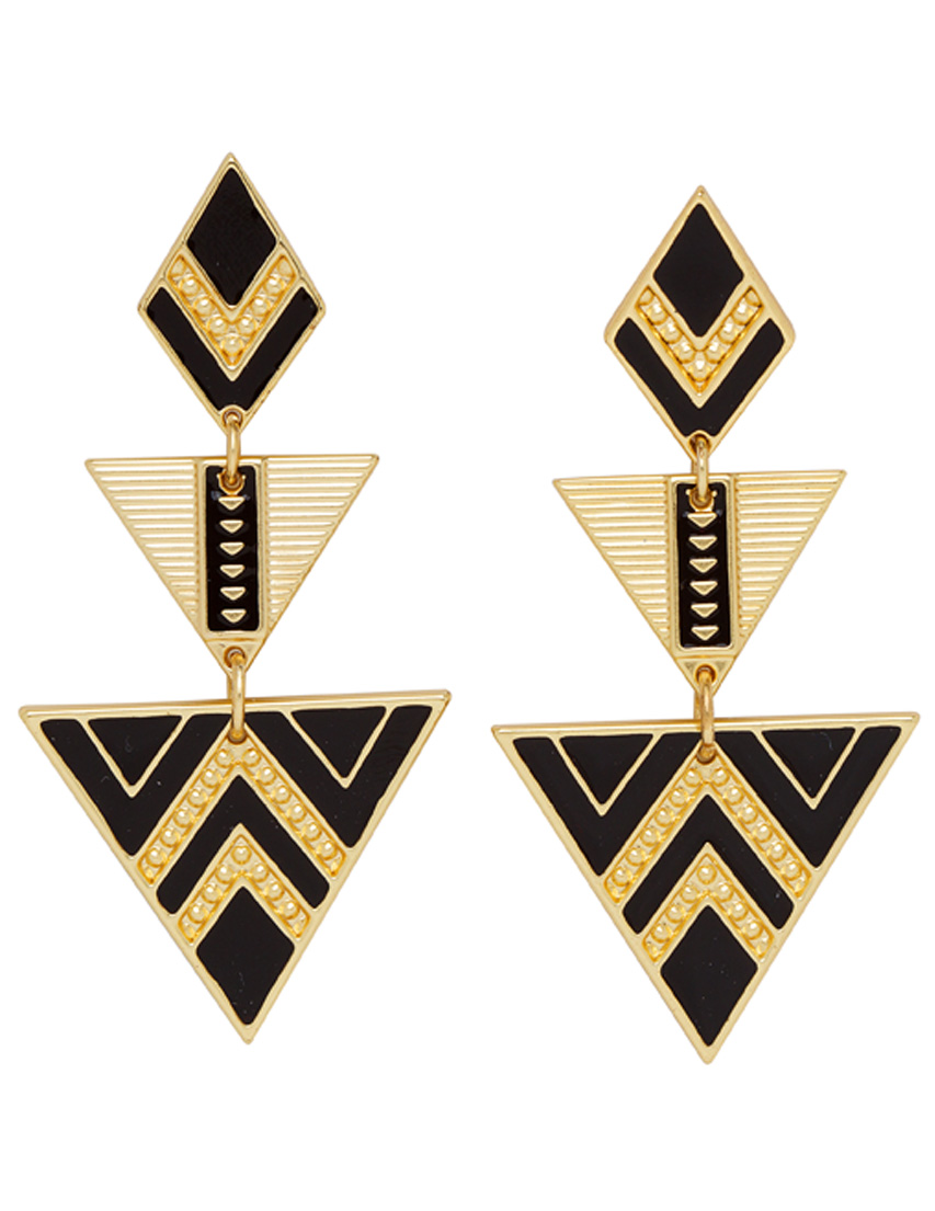 

Серьги, Черный