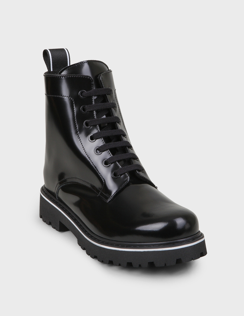 черные Ботинки Dsquared2 65183-logo-black