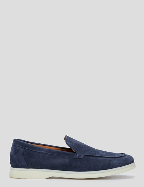 мужские синие замшевые Туфли Hackett London HMS21361-595-blue - фото-5