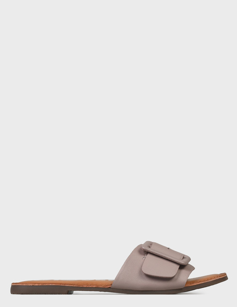 женские бежевые кожаные Шлепанцы Gioseppo 65923-P-malva-beige - фото-5