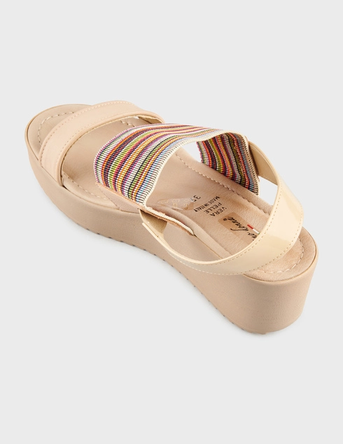 женские бежевые Босоножки Fascino Donna 15230_beige - фото-2