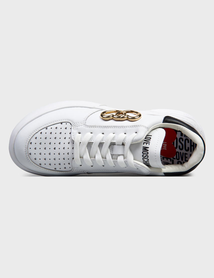 белые женские Кроссовки Love Moschino 15405_white 8858 грн