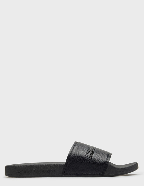 мужские черные  Шлепанцы Armani Exchange AGR-XM002887-AF22832-UC001_black - фото-5