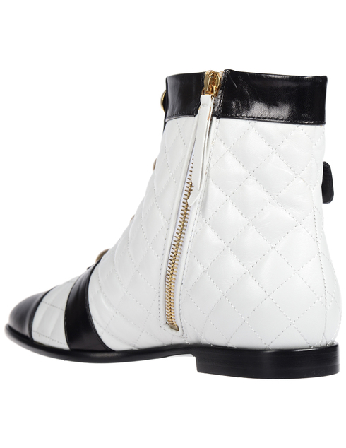 женские белые Ботинки Moschino S21021_white - фото-2