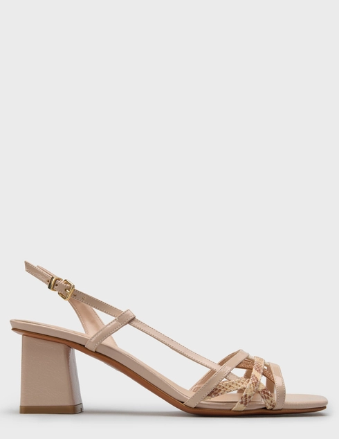 женские бежевые  Босоножки Albano 5589-pit-mix_beige - фото-5