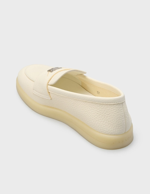 женские белые Лоферы Casadei 320_svetl - фото-2