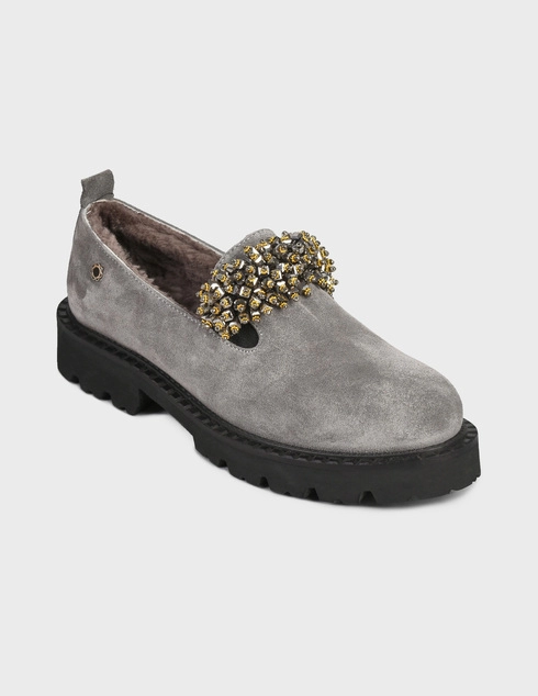 серые Лоферы Tuffoni 1521100VF-N146-grey