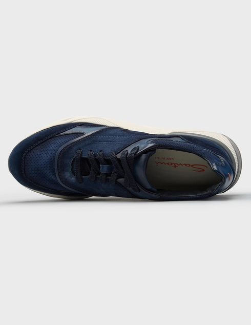 синие мужские Кроссовки Santoni 22112_blue 40170 грн