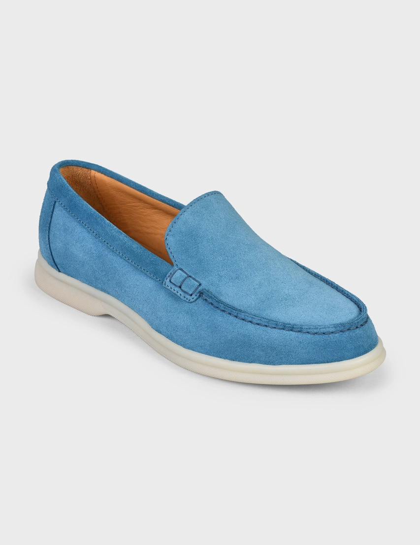 Лоферы Roberto Serpentini 4747-blue_141467 (Голубой) в  display picture 1