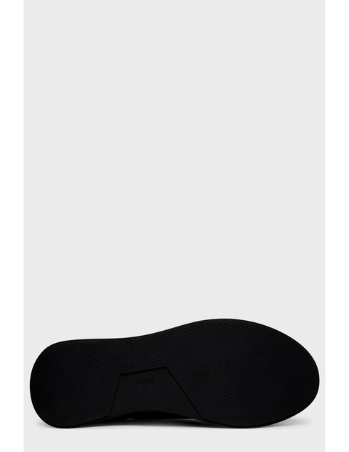 мужские черные кожаные Кроссовки Boss HUGO_BOSS_11667 - фото-5