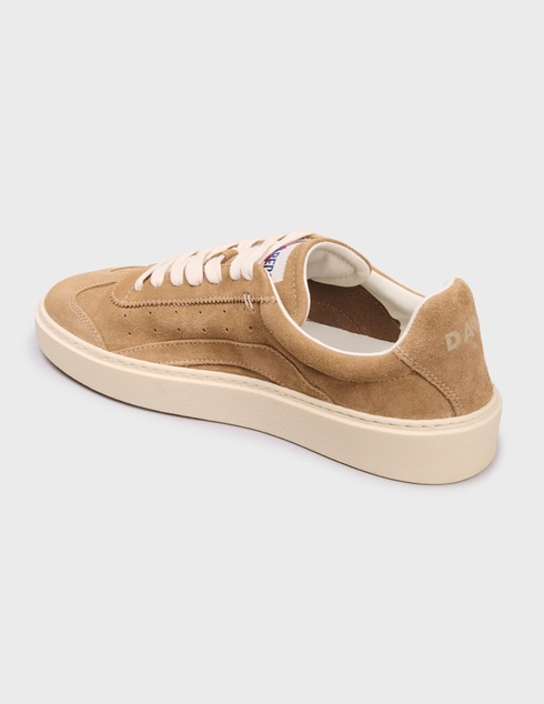 мужские бежевые Кеды Dsquared2 0470-beige - фото-2