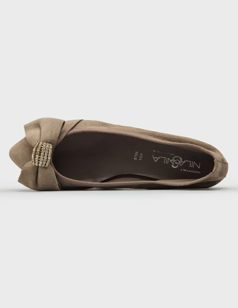 бежевые женские Балетки Nila & Nila 4253_beige 2587 грн