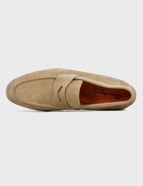 бежевые мужские Лоферы Santoni SMCNC17511LA3ESVUE40-beige 13725 грн