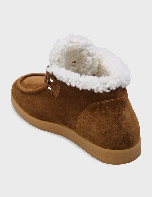 женские коричневые Полуботинки Casadei 209_brown - фото-2