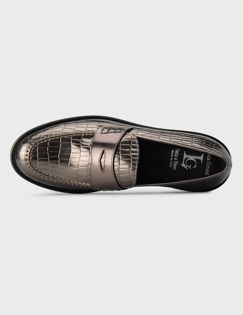 серебряные женские Лоферы Luca Grossi 484_silver 13524 грн