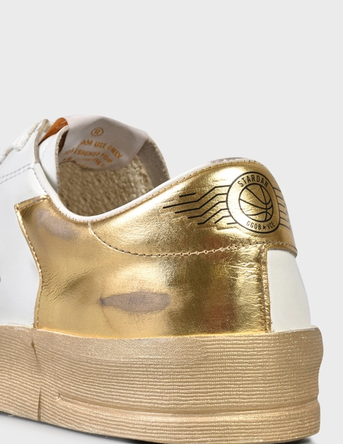 женские белые кожаные Кеды Golden Goose Deluxe Brand SGWF00128-F002187-10272-white - фото-5