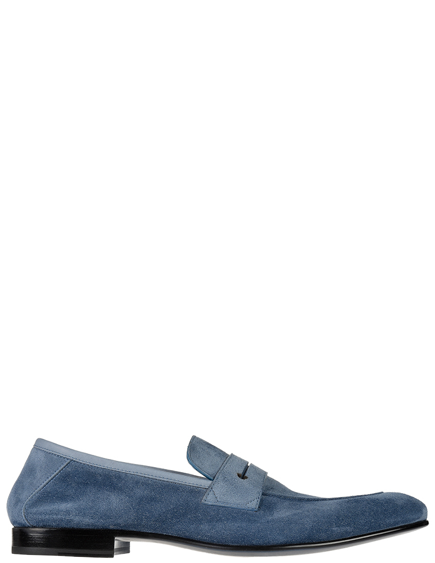 мужские голубые Лоферы Fabi AGR-9289_blue - фото-2