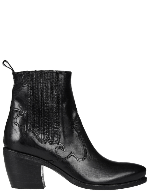 женские черные кожаные Ботинки Fru.It 5863-black - фото-5