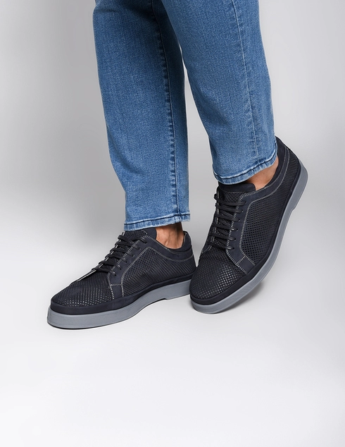 синие Дерби Aldo Brue 589-blue