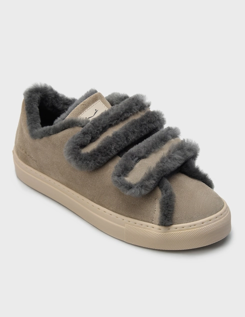 серые Кеды Voile Blanche AGR-9667-3-мех-grey_gray