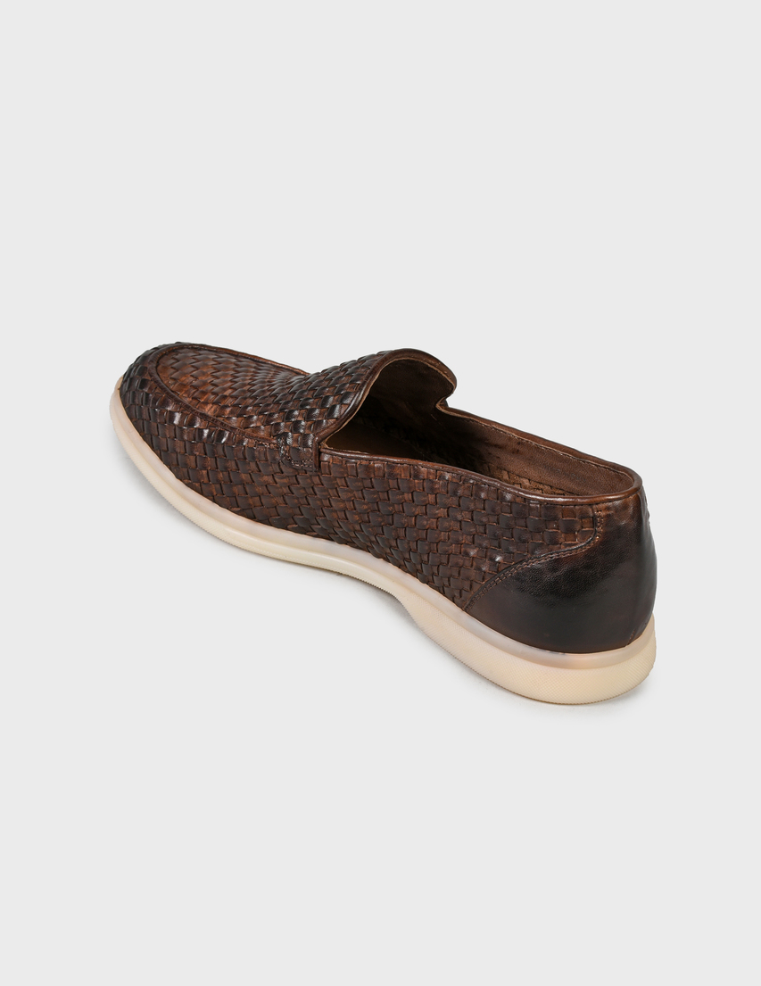 мужские коричневые Лоферы Giulio Moretti 10019-brown - фото-2