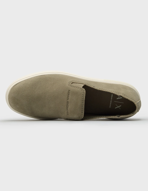 хаки мужские Слипоны Armani Exchange XM002633-AF16411-Z7016_khaki 10894 грн