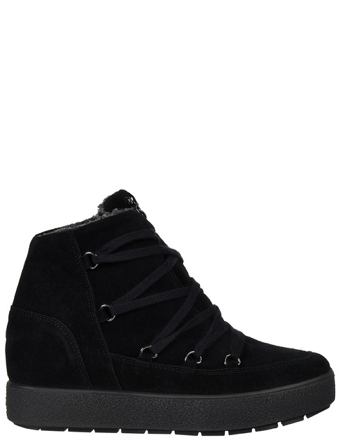 женские черные замшевые Ботинки Imac 82981-black - фото-5