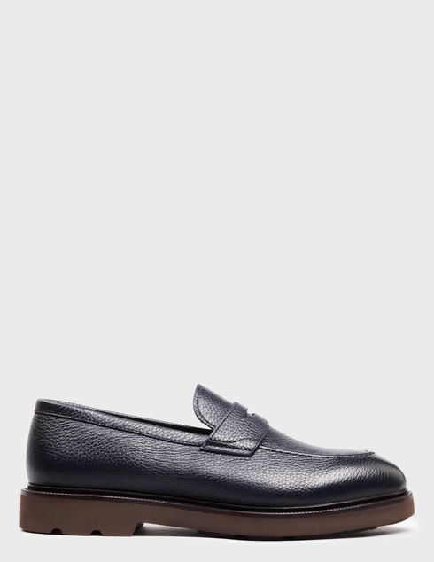 мужские синие кожаные Лоферы Henderson Baracco 84402.CL.0 - фото-5