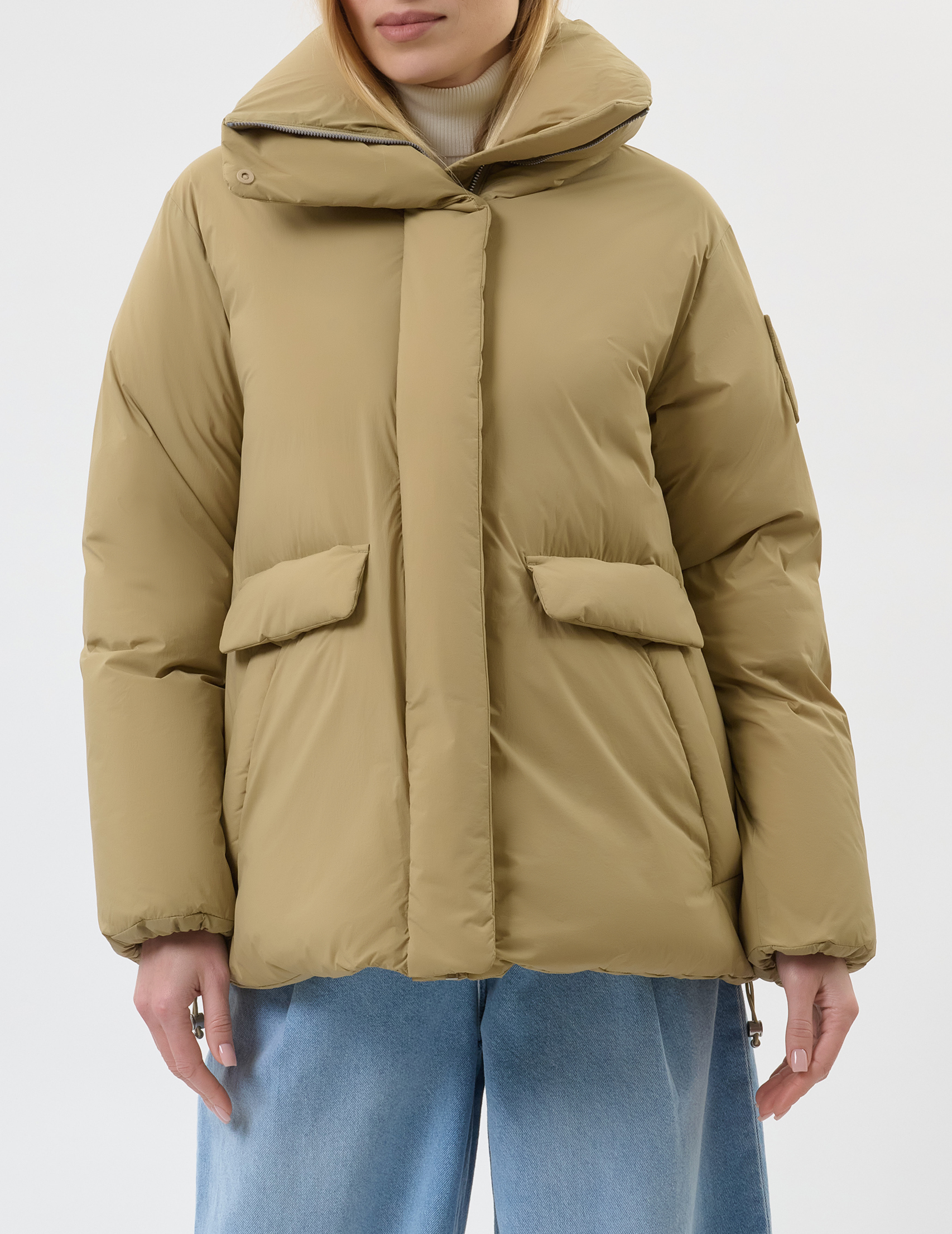 

Пуховик, Бежевый