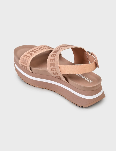 женские бежевые Босоножки Bikkembergs 0159-beige - фото-2