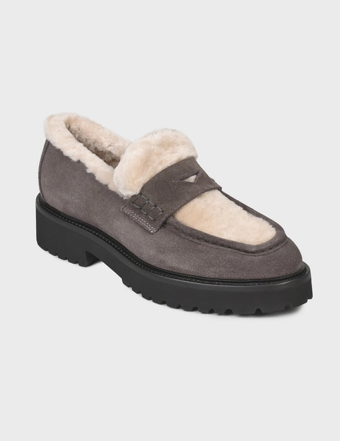 серые Лоферы Doucal'S 8608_gray