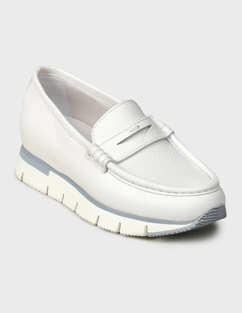 белые Лоферы Santoni WBHY60183BG6XMYLI50-white