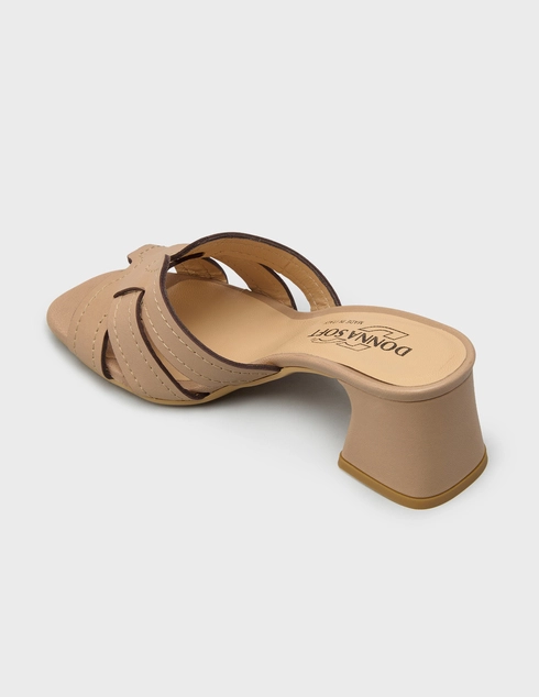 женские бежевые Шлепанцы Donna Soft 2514_beige - фото-2