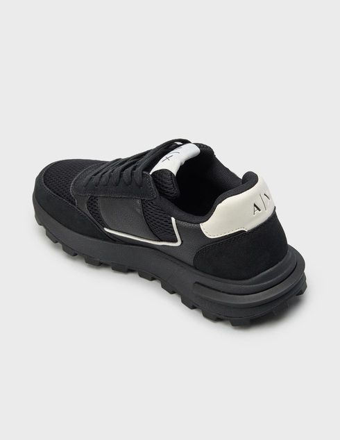 мужские черные Кроссовки Armani Exchange XM002197-AF17447-MC024_black - фото-2