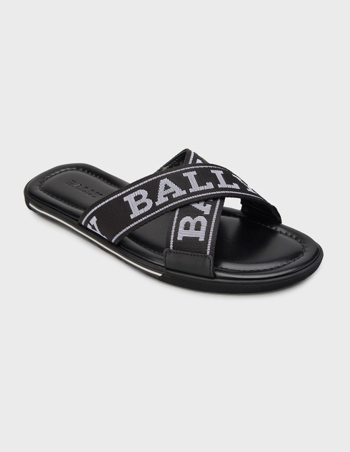 черные Шлепанцы Bally BONKS-black