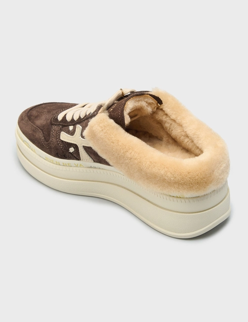 женские коричневые Кеды Premiata MICOL_7851M - фото-2