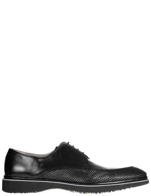 мужские черные кожаные Дерби Aldo Brue SAB860EF_black - фото-5