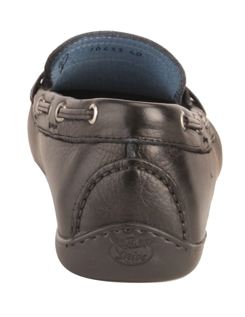 мужские черные Мокасины Alberto Guardiani S70633A - фото-2