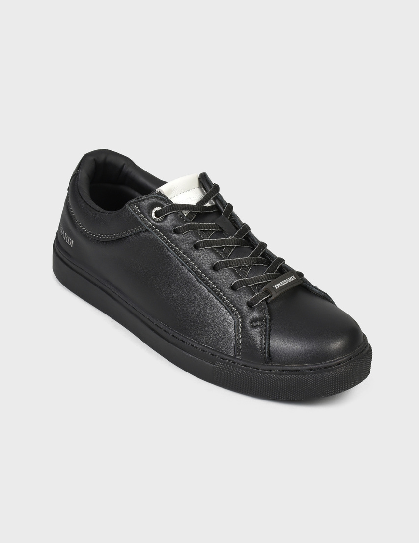 мужские черные Кеды Trussardi 77A003839Y099998-K299 - фото-2