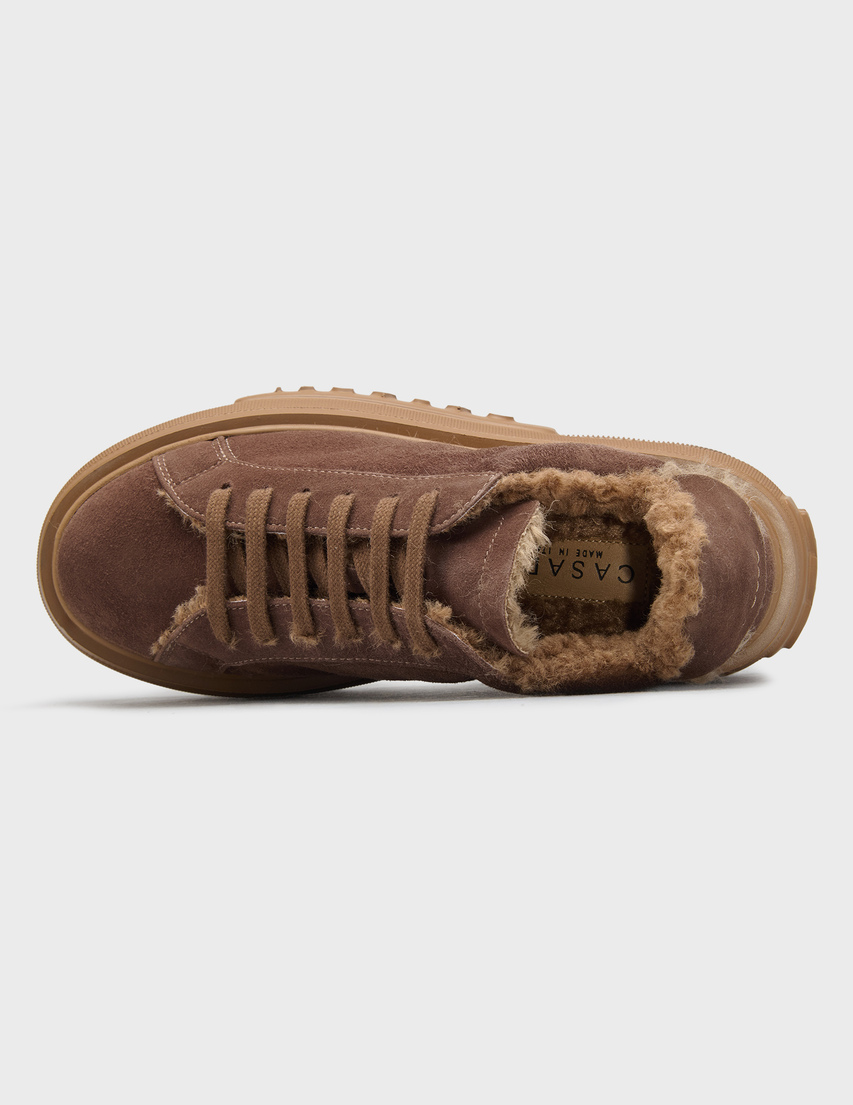 коричневые женские Кеды Casadei 924_brown 26327 грн