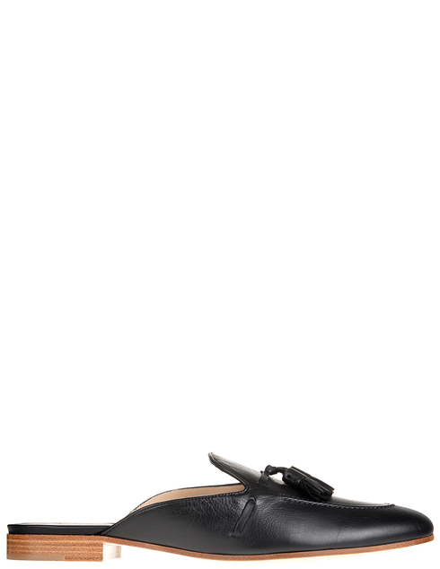 женские черные кожаные Мюли Fratelli Rossetti S65923-BLACK - фото-5